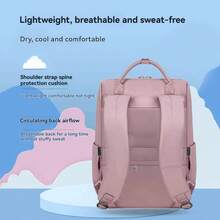 The New Women's Functional Bag Includes A Computer Bag And Super Storage Function. It Is A Must-Have For Business, Travel And School.Material: Oxford Cloth - 2703-Đen - Xem 8