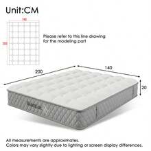 Bed Frames - Grey + Solid Wood + 140cm*200cm(2) - 查看 3