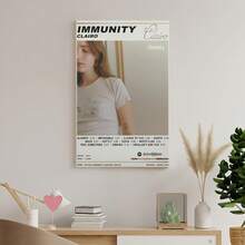 1PC White Rabbit Canvas Print - Elegant Dressed Rabbit With Bouquet - Modern Wall Art Poster For Living Room, Bedroom - Gift-Ready Unframed Abstract Oil Painting Style Poster - Multicolor - View 3