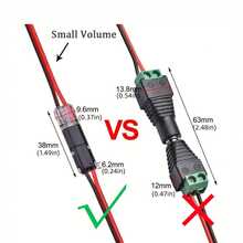 40/16 件 2 针 2 端口快速连接器,PVC 绝缘,铜触点材料,免充电电源模式,带锁定夹,用于汽车和家用 LED 线连接,黑色线径 0.3-0.75 毫米接线端子 - 彩色 - 查看 11