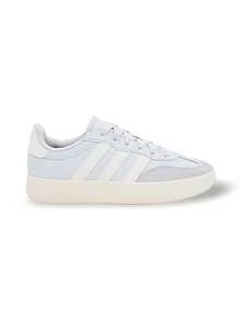 Adidas Barreda Hallbu 女士运动鞋 透气吸汗 弹性好 百搭 纯色 Logo 易洗快干 户外步行运动 女款 浅蓝色 白色 灰色 JR1189 - 淡藍色/白色/灰色 - 查看 3