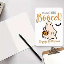 ¡Shhh! Tarjeta de felicitación de Halloween aterradora - Regalo perfecto para trucos o dulces, adecuado para hombres, mujeres, parejas y amigos - Unitalla - Ver 7