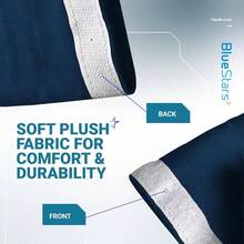 - Juego de 4 fundas para manijas de puerta de refrigerador, mantiene tus electrodomsticos limpios de manchas, goteos, manchas de alimentos, aceite, protector de decoracin para nevera, - Microondas + Azul - Ver 3