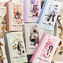 1 Set de Pegatinas de Encaje Romántico para Niñas - Adecuado para Scrapbooking, Diarios de Balas, Tarjetas y Manualidades DIY, Decoraciones de Diario, Pegatinas Transparentes para Scrapbooking, Manualidades, Decoraciones de Marco, Adornos de Scrapbooking de Detalles Finos, Amantes de la Papelería, Entusiastas de la Planificación