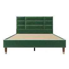 Bed Frames - Hijau + Beludru + 140cm*200cm - View 5