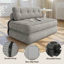 Asofer Futons - Light Grey - View 4
