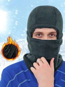 قبعة بلافاك دافئة للشتاء، مغلفة بالكامل، مقاومة للرياح والبرودة، قبعة سميكة من الفليس للتزلج والدراجات الهوائية في الهواء الطلق، مصنوعة من ألياف البوليستر، مناسبة للرجال والنساء، بتصميم فليس داخلي، متوفرة بألوان متعددة، مقاومة للرياح والبرودة، تصميم سميك مزدوج الطبقة، مناسبة للدراجات والتسلق والجري، ويمكن أيضًا أن تكون هدية.