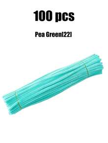 100pcs Fluffy Cleaning Sticks, Soft Fuzzy Craft Sticks Suitable For DIY Flower Bouquets, Floral Arrangements, Children's School Art Projects, Party Decorations, Graduation, Weddings, Birthday Gifts, Mother's Day, Christmas And Other Holiday DIY Crafts - Red Series - View 33