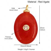 1 mặt dây chuyền đá tự nhiên hình giọt nước bằng đồng cổ điển, tự làm cho vòng tay, vòng cổ, hoa tai, dây điện thoại, phụ kiện trang sức - Nhiều màu - Xem 24