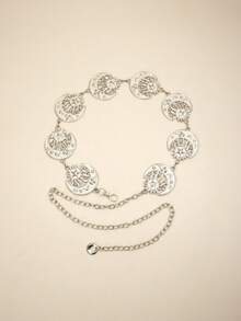 Bohemian Waist Chain Accessories, Moon & Star Metal Chain Waist Belt, Unique Personalized Sun Waist Chain, Versatile - Multicolor - View 6