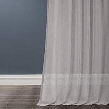 HPD Half Price Drapes Cortinas Transparentes sólidas para Sala de Estar, Textura de Lino, 50 x 84 Pulgadas (1 Panel), SHCH-SS07163-84,(Montaña de Acero 127An x 243.8Al cm (1 Paneles)) - Multicolor - Ver 6