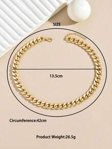 Dây chuyền kim loại ngắn có phong cách Punk, cá tính, cá tính, thời trang, cá tính cho cả nam và nữ. Thích hợp để mặc hàng ngày, mua sắm, đi dạo, tiệc tùng, tụ tập và kỳ nghỉ lãng mạn. - vòng cổ - Xem 4