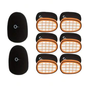 6+2 Suitable For SpeedPro Max Vacuum Cleaner Filters, Models Include FC6812, FC6813, FC6822, FC6823, FC6723, FC6901-FC6904, XC7042, XC8045, XC8347, FC6827, FC6906, Perfectly Fits FC6906 5005/01