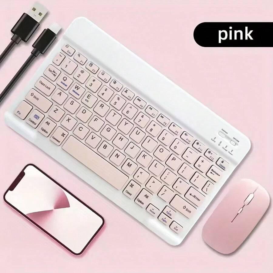 Keyboards & Mouse Combos - Pink - View 1