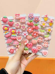 40 قطعة/مجموعة من أربطة الشعر الوردية الجميلة، تشمل مجموعة متنوعة من إكسسوارات الشعر الرائعة مثل التيجان والقوس والزهور والفواكه والفيونكات، بأنماط متعددة وألوان زاهية - مناسبة للفتيات والنساء، ضرورية للعودة إلى المدرسة، سهلة المطابقة للذيول والضفائر أو الكعكات، تضفي مظهرًا لطيفًا ومرحًا، مليئة بالبراءة والفرح في كل لحظة، أربطة الشعر، مطاطات الشعر، حبال الشعر - متعدد الألوان - مشاهدة 10