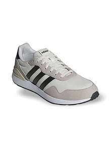 Adidas Giày thể thao Run 60s 4.0 Thoáng khí Thấm hút mồ hôi Độ đàn hồi tốt Đa năng Logo Trơn Dễ giặt Nhanh khô Ngoài trời Trường học Hàng ngày Nam Trắng/Đen/Xám nhạt JR6623 - Trắng/Xám nhạt/Đen - Xem 5