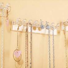 NewJuego de 3 organizadores de joyería montados en la pared para colgar collares y pendientes para exhibición y almacenamiento de joyas - como en la foto - Ver 6