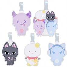 Thẻ hành lý chống thất lạc bằng Acrylic AESPA, Quà tặng mặt dây chuyền hình động vật dễ thương cho ba lô, lý tưởng cho bạn bè - Nhiều màu - Xem 2