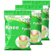 36片装天然护膝贴，持久耐用的苦艾提取物贴纸，护膝贴（36片）