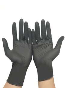 100 piezas Guantes desechables, súper duraderos, guantes desechables compuestos transparentes, multiusos protectores, adecuados para cocina, tatuaje, coloración del cabello, cuidado de mascotas, salón y limpieza del hogar, guantes desechables multiusos, herramientas de limpieza