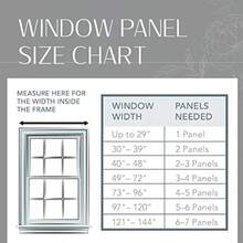 Home Fashions Cortina Ajustable Semi-Transparente, Panel Singular, Cortina paño de Ventana, Cottage, Azul Suave, 52" x 95" (1 Panel), 1, 1(132.1An x 274.3Al cm (1 Paneles) Blanco) - Multicolor - Ver 6