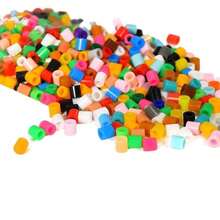 一套拼豆DIY手工套装，多色拼豆套装，带分隔收纳盒，像素艺术工艺品，创意玩具和礼物 - 彩色 - 查看 11