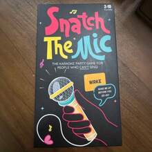 Tabletop Microphone Grabbing Game, 250 Lyric Voice Changer, Family Karaoke Party Game, 2-10 Players Fun Board Game, Family Party Ice Breaker Tool, Add More Fun To Parties, Christmas Gift