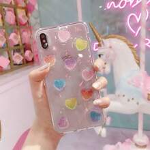 40颗可爱迷你扁平小熊造型珠子，散装树脂珠，珠宝制作装饰，适用于手机壳、剪贴簿、DIY工艺品 - 彩色 - 查看 7