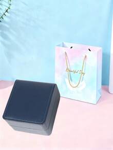 Hộp đựng đồng hồ cao cấp, Hộp đựng đồng hồ màu đen, Vòng tay nữ, Hộp đựng trang sức, Hộp đựng đồng hồ đeo tay nam, Hộp đựng đồng hồ có vỏ gối bằng da - Nhiều màu - Xem 8