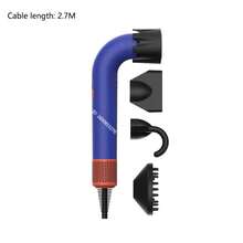 New 1.8 And 2.7M Bend Tube  Hair Dryer High Speed Hair Blower Quick Drying Negative Ion Secadora Para Cabello For Family Travel - VIOLET - View 6