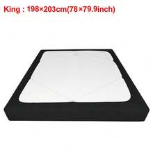 1 pieza Falda de cama con envolvente de jacquard a rayas, opciones de colores elásticos multicolor, antideslizante y antipolvo, protege tu ropa de cama, agrega moda, adecuado para todas las estaciones - opción perfecta para la decoración del dormitorio y la sala de estar - Multicolor - Ver 20