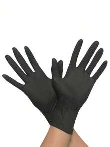 100 piezas Guantes desechables, súper duraderos, guantes desechables compuestos transparentes, multiusos protectores, adecuados para cocina, tatuaje, coloración del cabello, cuidado de mascotas, salón y limpieza del hogar, guantes desechables multiusos, herramientas de limpieza