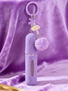 New Bag Charm 5ml Mini Portable Perfume Bottle Keychain Refillable Spray Atomizer Keychain Backpack Pendant Fashion Design Charming And Exquisite Backpack Keychain Valentine's Day Gift Accessories Stocking Stuffers Phone Charm