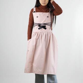 Cute Cat Art Apron For Women Coffee Bar Flower Shop Restaurant Work Apron Kitchen Bathroom Home Household Suppliers