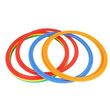 Kids Sports Speed Ring Set 10 Rings 10 Buckles Increased Agility Outdoor Rings Toy M 28cm - Multicolor - Ver 6