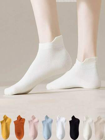 Short Socks Women's Spring And Autumn Style Popular Socks Sweat Absorbing Deodorizing, Breathable,Low Cut, Thin Summer Socks
