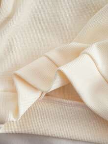 2件套秋冬女童刺绣字母圆领上衣+喇叭裤休闲套装