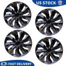 Hubcap Wheel Covers Hub Caps 16 Inch Set Of 4 Black  Universal Wheel Rim Cover R16 Stylish Car Decor Wheel Covers - 16 inch - 查看 3