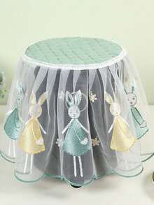 Lace Fabric Dust Cover For Air Fryer, Rice Cooker, And Other Kitchen Appliances - Multicolor - View 1