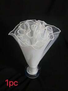 1pc Pearl Wave Yarn, Flower Packaging Net, Flower Bouquet Flower Shop Packaging, Valentine's Day Flower Packaging Materials, Pearl Wave Flower Packaging Materials, Rose Net Veil, Valentine's Day, Wedding, Mother's Day Bouquet Packaging, Flower DIY Packaging Wave Yarn - Multicolor - View 16