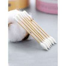 1 Box Of 500pcs High Quality Double-Headed Cotton Swabs With Wooden Sticks - Includes Transparent Storage Box For Daily Cleaning, Ear Plugs For Handicrafts And Cosmetics, Suitable For Pets - Multi-Purpose - Multicolor - View 4