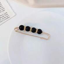2/4 Pieces Faux Pearl Button Brooch For Women And Girls, Elegant Accessories, For Dresses, Pants, And Clothing, Pearl Waist Pin, Fixed Dress Skirt Waist Size Adjustment Buckle, Dress Pants Accessories - Multicolor - View 8