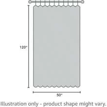HPD Half Price Drapes - Cortinas de Lino sintético para Sala de Estar (1 Panel), 50 de Ancho x 84 de Largo, Cortinas texturizadas para oscurecer la habitación para recámara, 84 Pulgadas de Largo(127An x 304.8Al cm (1 Paneles) Cardo marino) - Multicolor - Ver 10