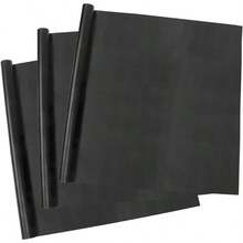 3 Set Nonstick Oven Liner Bottom Of, 16x20 Inch Thick Heavy Duty Oven Liner, Reusable BBQ Grill, Easy To Clean Barbecue Grilling - Black - View 2