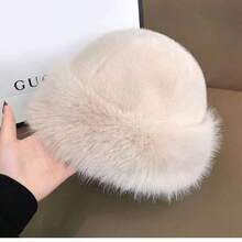 Thick Faux Fur Mongolian Hat, Warm Ear Protection, Versatile & Windproof, Suitable For Autumn/Winter - Multicolor - View 14