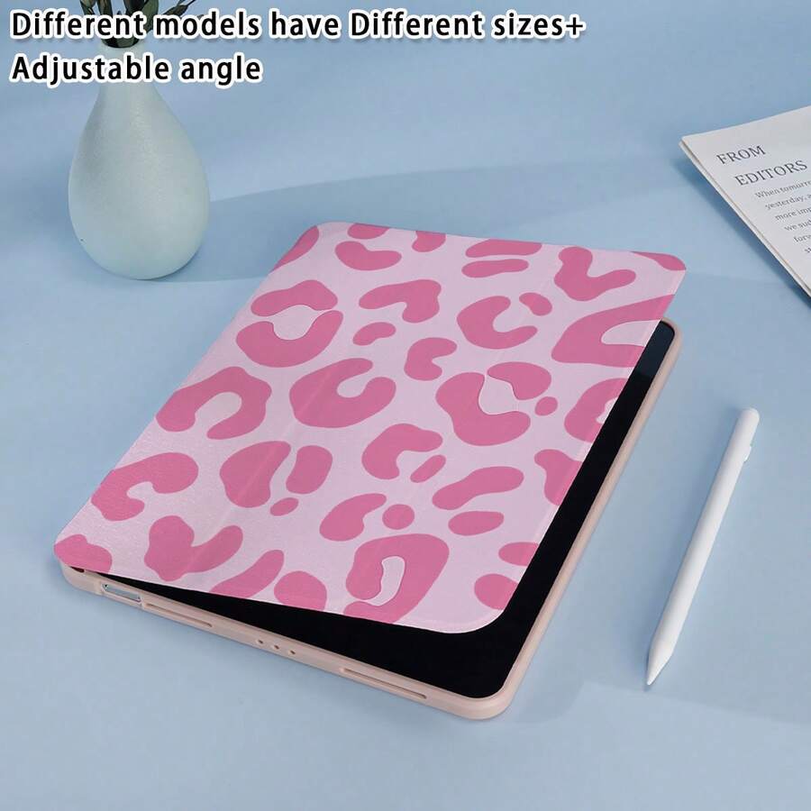360° Rotating PU Leather Pad Protective Case, Suitable For Pad Mini6/7, Pad 11 2025, Pad Air 11/13 2025 M3, Pad Air (M2) 11/13 Inch, Pad Air 4/5/6 10.9inch, Pad Pro 11 Inch, Pad Pro 12.9 Inch, Pad 10.2 Inch, Pad 9th/10th Generation And Various Models, High-Definition UV Printed Pattern, Anti-Fall, Anti-Scratch, Elegant Design, With Capacitive Pen Slot, Suitable For Business, Work, Travel, Leisure, Parties, And A Great Gift Choice For Kids - Multicolor - View 1