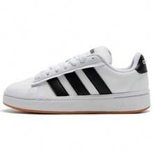 Adidas 男女同款新款低筒休閒鞋運動板鞋 - 白色 - 查看 10