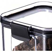 Caja de Almacenamiento de Granos Pet Transparente Sellado Silicona Contenedores de Almacenamiento de Alimentos Bocadillos de Cocina Organizador de Tuercas deé - ZJchaoin261zvsgt-12 - Ver 8