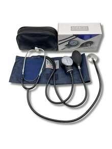 Estetoscopio Profesional de Doble Campana con Estuche Alta Precisión y Excelente Conducción del Sonido.