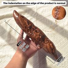 1 pièce/Lot de 3 pièces, Pain au chocolat réaliste, Croissant, Gaufre, Série de bagels, Pain sodé européen en PU, Baguette française, Pâtisserie, Sac à toast, Fournitures pour fête de vacances, Accessoires de photographie de pain réaliste - Pain au chocolat - Voir 15